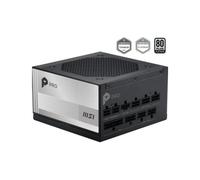 MSI Pro A1000PL PCIE5 - Fuente de alimentación (1000 W, 80 Plus Platinum, ATX 3.1, Soporte GPU PCIe 5.1, Conector Nativo 12 V-2 x 6 Bicolor, ATX, Cables con Envoltura en Relieve
