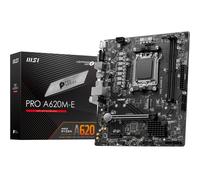 MSI PRO A620M-E Motherboard, Micro-ATX - Supports AMD Ryzen 7000 Series Processo