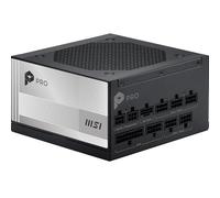 MSI Pro A850PL PCIE5 - Fuente de alimentación, 850 W, 80 Plus Platinum, ATX 3.1, Soporte GPU PCIe 5.1, Conector Nativo 12 V-2 x 6 Bicolor, ATX, Cables con Envoltura en Relieve