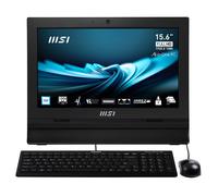 MSI Pro AP162T ADL-019DE PC Todo en Uno 15.6" Full HD Touch, Intel N100, 4GB RAM, 128GB SSD, Windows 11 Pro, Negro, para Negocios