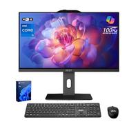 msi PRO AP242P - Escritorio todo en uno para negocios, pantalla IPS FHD 100Hz de 23.8 pulgadas, Intel Core i5-14400, 16 GB DDR5, 1 TB SSD, cámara web IR FHD, Wi-Fi 6E, HDMI, DP, KB y mouse