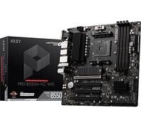MSI Pro B550M-VC WiFi ProSeries - Placa Base (AMD AM4, DDR4, PCIe 4.0, SATA 6Gb/s, M.2, USB 3.2 Gen 2, HDMI/DP, Wi-Fi, mATX)