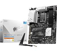 MSI PRO B760-VC WiFi IV ProSeries - Placa base (compatible con procesadores Intel de 14ª/13ª/12ª generación, LGA 1700, DDR5, PCIe 4.0, ranuras M.2, LAN de 2.5 Gbps, USB 3.2 Gen2, Wi-Fi 7, ATX)