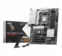 MSI Pro B850-P WiFi Motherboard, ATX - Compatible con procesadores AMD Ryzen 9000/8000 / 7000, AM5 - DDR5 Memory Boost (8200+ MT/s OC), PCIe 5.0 x16 y 4.0 x16, M.2 Gen5, Wi-Fi 7, 5G LAN