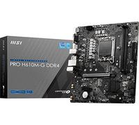 MSI Pro H610M-G DDR4 V1 - Placa Base (Intel Core de 12ª/13ª/14ª generación, zócalo LGA 1700, DDR4, PCIe 4, SATA 6Gb/s, LAN de 1 GB/s, Ranuras M.2, USB 3.2, mATX)