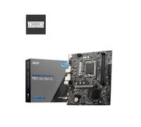 MSI PRO H610M-G ProSeries - Placa base (compatible con procesadores Intel de 14ª/13ª/12ª generación, LGA 1700, DDR5, PCIe 4, LAN de 1Gbps, M.2, SATA 6G, USB 3.2 Gen1, mATX)