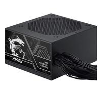 MSI Pro mag A750BN PCIE5 III - Fuente de alimentación para PC, 750 W, ATX, 80 Plus Bronce, ATX 3.1, Compatible con GPU PCIe 5.1, Conector Nativo 12 V-2 x6 Bicolor, Cables repujados