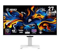 MSI Pro MAX 271UPXW12G Monitor Tandem QD-OLED de 27 Pulgadas 4K 3840x2160, 120Hz, 0.03ms, DarkArmor, Panta Tandem, VisiClarity, M-Mate App, AMD FreeSync Premium Pro, Sensor de Cuidado de IA, USB C