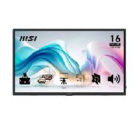 MSI PRO MP165 E6 15.6" LED IPS Full HD HDMI Altavoces 9S6-3PE50M-001
