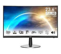 MSI Pro MP2422C Monitor Curvo de Oficina Full HD de 23,6'', Panel VA 1500R 1920 x 1080, 100 Hz, Menos luz Azul Pro, Montaje VESA, Altavoces Integrados, Inclinación Ajustable, HDMI 1.4b, D-Sub