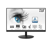 MSI PRO MP242DE - Monitor LED de oficina (60 cm, 23,8", Full HD, 60 Hz, tecnología de panel IPS, diseño sin marco, HDMI, color negro)
