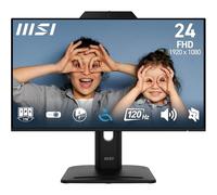 MSI Pro MP242PMG Monitor de Oficina Full HD de 23.8 Pulgadas, Panel IPS de 1920 x 1080, 120 Hz, Pantalla respetuosa con los Ojos, Montaje VESA, Soporte de Kit de visualización, Ajustable en 4 vías