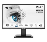 MSI Pro MP243X Monitor Profesional, de 23,8' FHD, 1920 x 1080, 100 Hz, IPS, Plano, Anti-Glare, 16:9, 300 nits, Negro