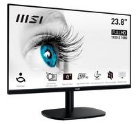 MSI Pro MP245VDE (60 cm (23.8 Zoll), Schwarz, FullHD, VA, Adaptive Sync, HDMI, VGA, Panel de 100 Hz)