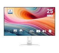 MSI PRO MP251W E2 62.2 cm IPS 1920 x 1080 (FHD) Monitor de oficina para juegos, 120 Hz, sincronización adaptativa, listo para HDR, HDMI, puerto VGA, puerto de visualización, montaje VESA, inclinación