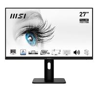 MSI PRO MP273AP Monitor de Oficina 27” Full HD - Panel IPS 1920 x1080, 100 Hz,Confort Ocular, Montaje VESA, Altavoces Integrados, Soporte Display Kit, Regulable 4 Direcciones