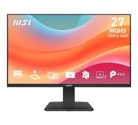 MSI PRO MP273Q E7 - Pantalla de ordenador WQHD 27" 2560x1440 IPS, 75Hz, 1 ms, HDR Ready, Adaptive-Sync, Cuidado de los ojos, HDMI 2.0, DP 1.2a, Inclinación ajustable, Soporte Vesa, Negro