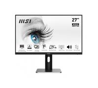 MSI Pro MP273QP pantalla para PC 68,6 cm (27") 2560 x 1440 Pixeles Wide Quad HD LED Negro, Plata