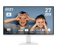 MSI PRO MP273QWDE E2 Monitor de oficina - Panel IPS QHD, 100Hz Blanco, 1ms(MPRT) Tiempo de respuesta (GTG) 4ms