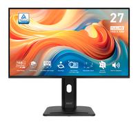 MSI Pro MP275PG E14 Monitor Profesional FHD de 27 Pulgadas, 1920x1080 IPS, 144Hz, 1ms, HDR Ready, Eye Care, Altavoz Integrado, HDMI 2.0, DP 1.2a, Ajustable en inclinación, Altura, Soporte Vesa, Negro