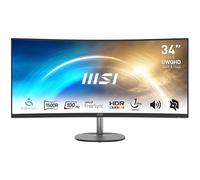Monitor MSI PRO MP341CQDE 34" UltraWide Quad HD 100Hz VA Curvo FreeSync Altavoces
