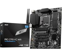 MSI PRO Z790-VC WiFi ProSeries - Placa base (compatible con procesadores Intel de 14ª/13ª/12ª generación, LGA 1700, DDR5, PCIe 5.0, ranuras M.2, LAN de 2.5 Gbps, USB 3.2 Gen2, HDMI/DP, Wi-Fi 7,