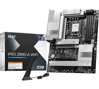 MSI PRO Z890-A WiFi ProSeries - Placa base (compatible con procesadores Intel Core Ultra Series 2, LGA 1851, DDR5, PCIe 5.0, M.2, SATA, LAN de 5 Gbps, USB tipo C, Wi-Fi 7, Bluetooth 5.4, Thunderbolt