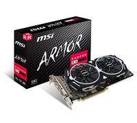 MSI Radeon RX 580 Armor 8G OC Radeon RX 580 8GB GDDR5 - Tarjeta gráfica (Radeon RX 580, 8 GB, GDDR5, 256 bit, 8000 MHz, PCI Express x16 3.0)