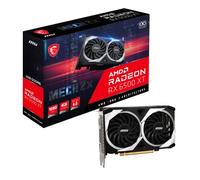 MSI Radeon RX 6500 XT MECH 2X 4G OC, 2825Mhz 64-bit 18 Gbps PCIE 4.0, tarjeta gráfica gaming 4719072929985