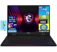 MSI Raider 18 HX Gaming Laptop de 18 pulgadas 240 Hz WQXGA (24-Core Intel i9-14900HX, GeForce RTX 4080, 32GB DDR5, 1TB SSD, Per Key RGB KYB, 2 Thunderbolt 4, Wi-Fi 7, VR Ready, W11H) con Dkz Hub