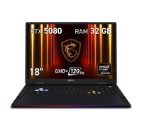 MSI Raider A18 HX A9WIG-090XES AMD Ryzen 9 9955HX3D/32GB/2TB SSD/RTX 5080/18"