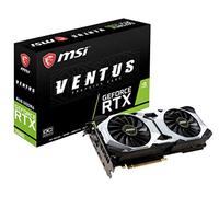 MSI RTX 2080 TI Ventus 11G OC - Tarjeta gráfica (GeForce RTX 2080 Ti, 11 GB, GDDR6, 352 bit, 7680 x 4320 Pixeles, PCI Express x16 3.0)