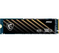 MSI SPATIUM M390 NVMe M.2 - Disco Duro SSD de 500 GB (Gen3x4, 1.4, Dimensiones 80.0 x 22.0 x 2.15, Lectura 3300 MB/s, Escritura 2300 MB/s), Negro