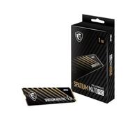 MSI SPATIUM M470 Pro PCIe 4.0 NVMe M.2 SSD portátil de 1 TB, Unidad Externa de Estado sólido de 1 TB, velocidades de hasta 6000 MB/s, USB-C, Almacenamiento fiable para Juegos, Estudiantes