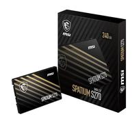 MSI SPATIUM S270 SATA 2.5 240GB unidad de estado sólido 2.5" Serial ATA III 3D NAND