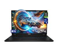 MSI Stealth 18 AI Studio Gaming Laptop, Intel Ultra 9-185H, 32 GB DDR5 RAM, 2 TB PCle SSD, 45.7 cm QHD+ (2560x1600) 240Hz, Nvidia G-Force RTX 4080, teclado retroiluminado, W11 Pro