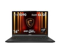 MSI Stealth A16 AI+ A3XWJG-038ES - Portátil 16" Ryzen 9 HX 370 64GB RTX 5090 1TB SSD W11
