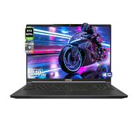 msi Stealth A16 AI+ Gaming Laptop, AMD Ryzen AI 9 HX-370, 32 GB LPDDR5x RAM, 2 TB PCIe SSD, 40.6 cm QHD+ (2560x1600) 240Hz, Nvidia G-Force RTX 5070 Ti, teclado retroiluminado RGB, W11 Pro, Core Black