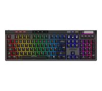 MSI Strike Pro Wireless - Teclado mecánico silencioso para Gaming, Interruptor táctil silencioso, Teclas PBT 2,4 GHz, Bluetooth, RGB Mystic Light para Cada tecla, batería de 4200 mAh, diseño