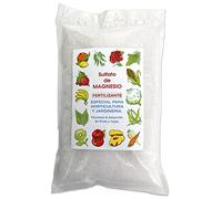 MSI Sulfato de Magnesio Puro 1 Kg - Sal de Epsom para Plantas - Abono Ecológico y Fertilizante Universal para Horticultura, Jardinería, Huertos, Tomates y Flores