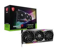 MSI Tarjeta gráfica Gaming GeForce RTX 4070 12GB GDRR6X 192-Bit HDMI/DP Nvlink TORX Fan 4.0 Ada Lovelace Architecture (RTX 4070 Gaming X Trio 12G)
