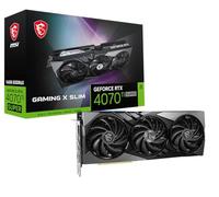 MSI Tarjeta gráfica Gaming RTX 4070 Ti Super 16G Gaming X Slim (NVIDIA RTX 4070 Ti Super, 256 bits, Extreme Clock: 2685 MHz, 16 GB GDRR6X 21 Gbps, HDMI/DP, Ada Lovelace Architecture)
