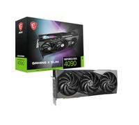MSI Tarjeta gráfica para Juegos GeForce RTX 4090 Gaming X Slim 24G, GDDR6X de 24 GB, 2695 MHz, PCI Express Gen 4, 384 bits, 2 DP v 1.4a, HDMI 2.1 A (admite HDR de 4K y 8K), Negra