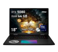 MSI Titan 18 HX Dragon Edition Norse Myth A2XWIG-227ES, Portátil Gaming de 18" UHD+ 120Hz (Intel Core Ultra 9 285HX, 64Gb RAM, 2TB SSD, RTX 5080-16GB, Windows 11 Home Advanced) Teclado QWERTY Español