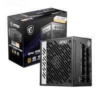 MSI Unidad de fuente de alimentación MPG A1000G PCIE5, enchufe británico, 1000 W, certificado 80 Plus Gold, ATX 3.0 totalmente modular, soporte de GPU PCIe 5.0, condensadores japoneses de 105 °C, modo