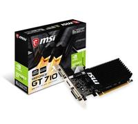 MSI V809-2000R NVIDIA GeForce GT 710 2GB - Tarjeta gráfica (Pasivo, LP/ATX, GDDR3, PCI Express x8 2.0)