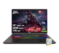 msi Vector 16 HX AI Gaming Laptop | 16 pulgadas QHD+ IPS 240Hz | Intel Core Ultra 7 255HX | 32GB DDR5 1TB SSD | GeForce RTX 5070 Ti (hasta 992 tapas AI) | Thunderbolt 5 Win11 retroiluminado RGB con