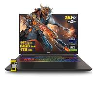 MSI Vector 16 HX AI Gaming Laptop 40.6 cm QHD+ IPS 240Hz Intel 20-core Ultra 7 255HX (Beats i9-14900HX) 64GB RAM 1TB SSD GeForce RTX 5070 RGB retroiluminado Thunderbolt5 Wi-Fi 6E Win11 ICP Hub con