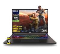 msi Vector 16 HX AI Gaming Laptop 40.6 cm QHD+ IPS 240Hz Intel 20-core Ultra 7 255HX (>i9-14900HX) 64GB DDR5 4TB SSD GeForce RTX 5070 Ti RGB retroiluminado Thunderbolt5 Win11 ICP Hub con Copilot AI PC