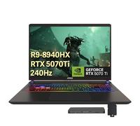 msi Vector Laptop para juegos QHD+ de 16 pulgadas y 240 Hz, AMD Ryzen 9 8940HX, 64GB DDR5, 4TB PCIe SSD, GeForce RTX 5070 Ti, teclado retroiluminado RGB de 24 zonas, Copilot, Wi-Fi 6E, Win 11 Pro